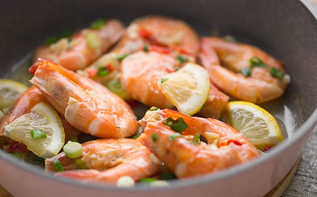 Spicy Lemon Shrimp