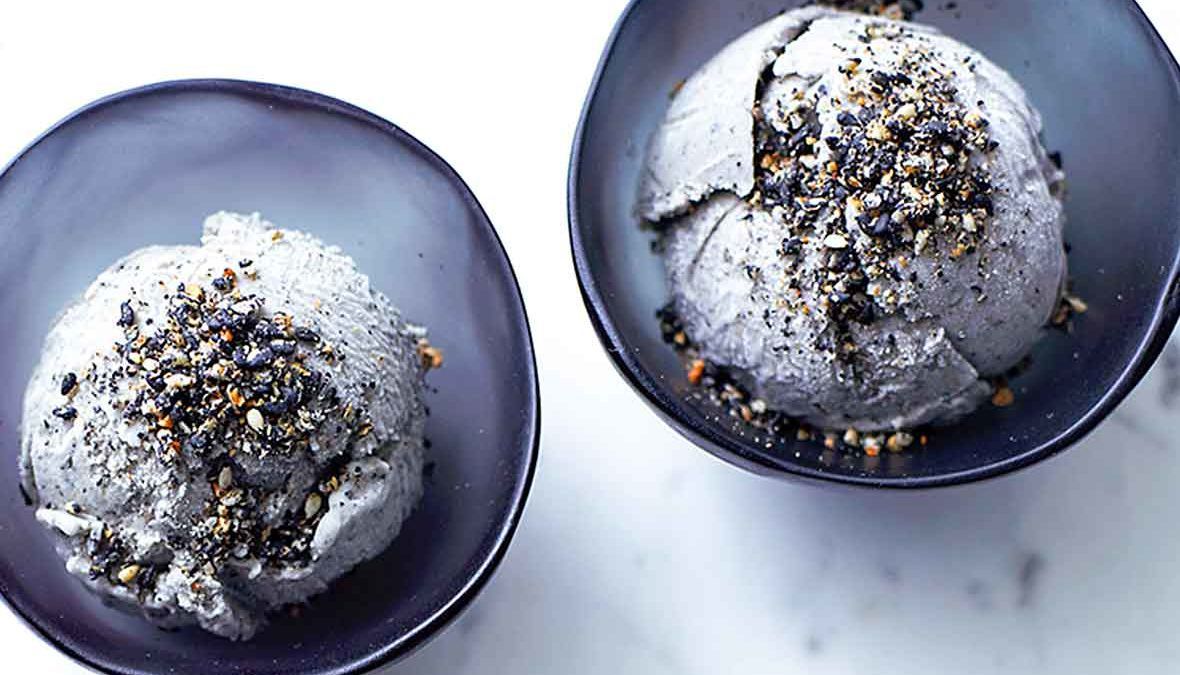 Black Sesame Ice Cream