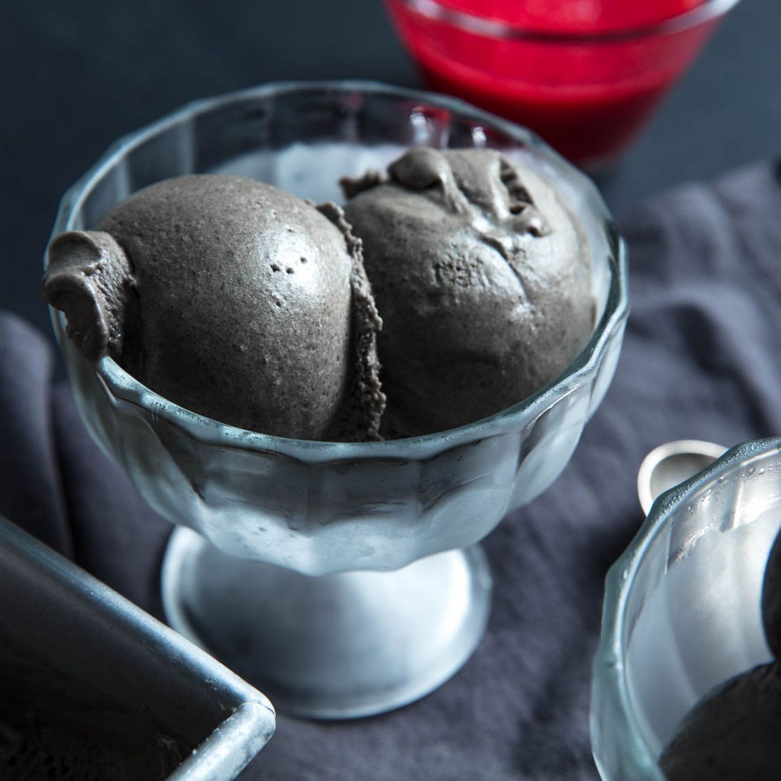 Black Sesame Tofu Ice Cream