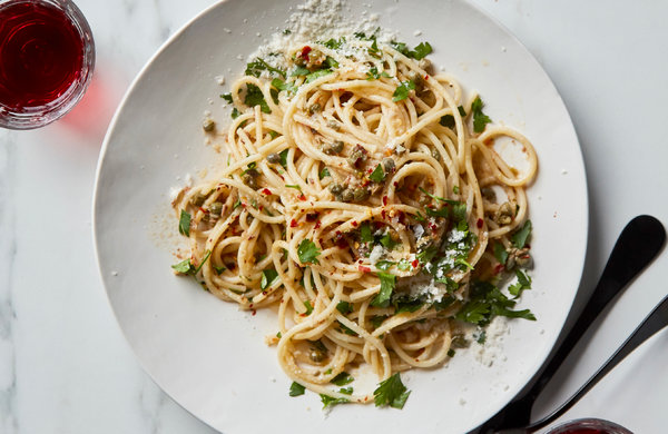 Whole Wheat Pasta with Garlic.